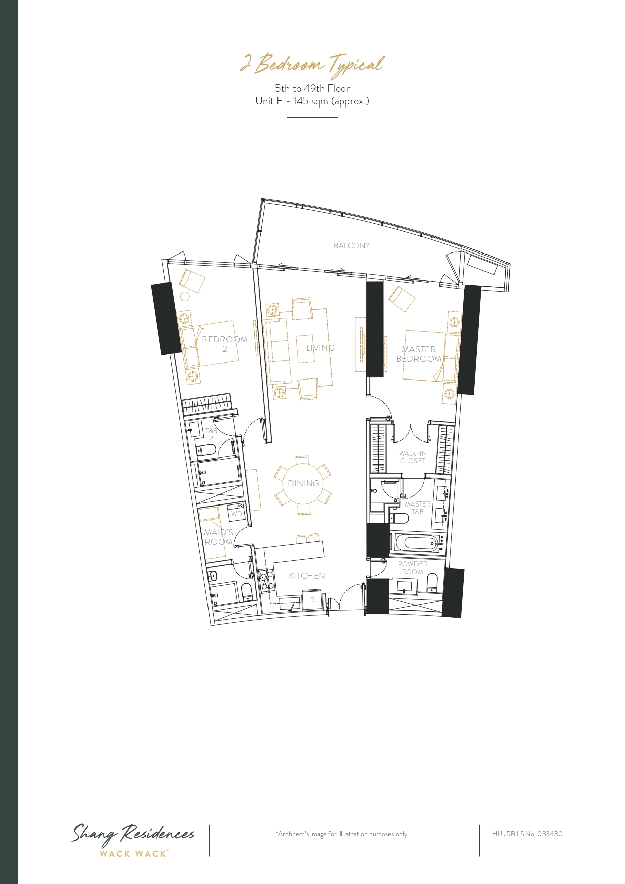 2 Bedroom Typical 5th-49th-Unit E